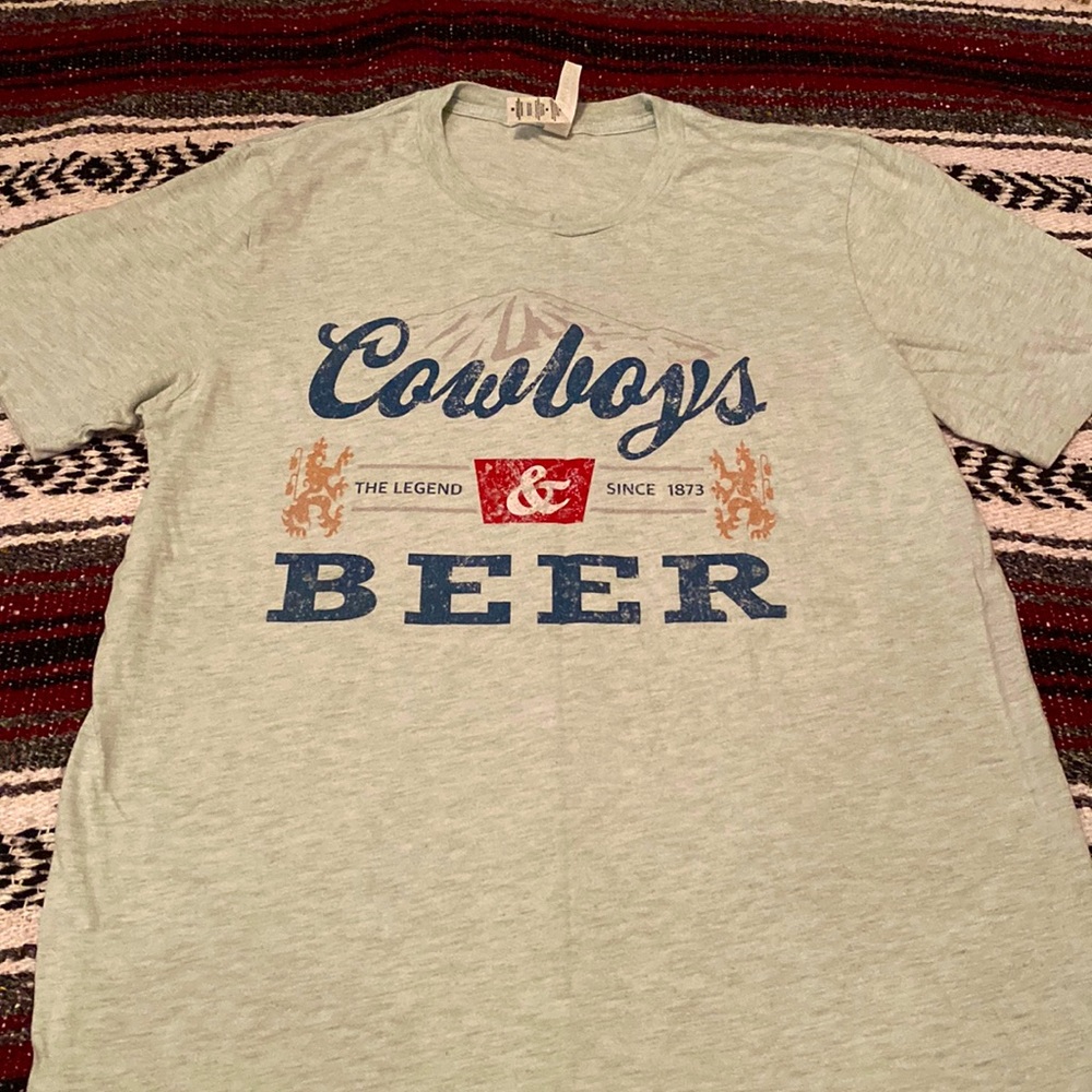 Western Cowboys & Beer T-shirt